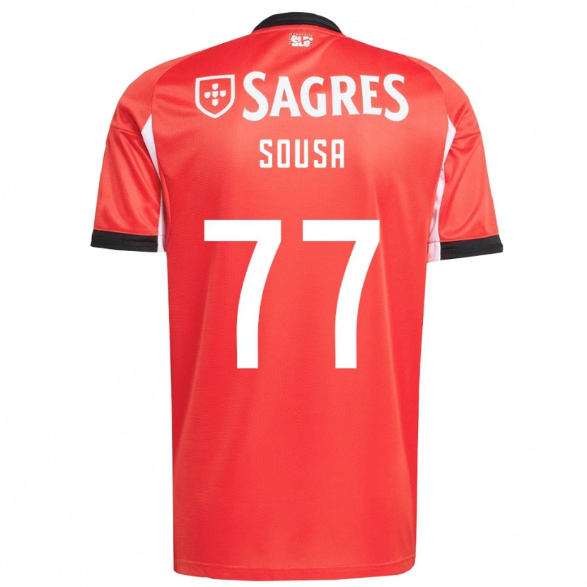 Danxen Dame Gerson Sousa #77 Rød Hvit Hjemmetrøye Drakt Trøye 2025/26 Skjorter T-Skjorte