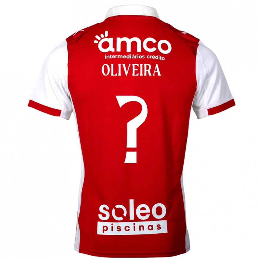 Danxen Dame Leandro Oliveira #0 Rød Hvit Hjemmetrøye Drakt Trøye 2025/26 Skjorter T-Skjorte