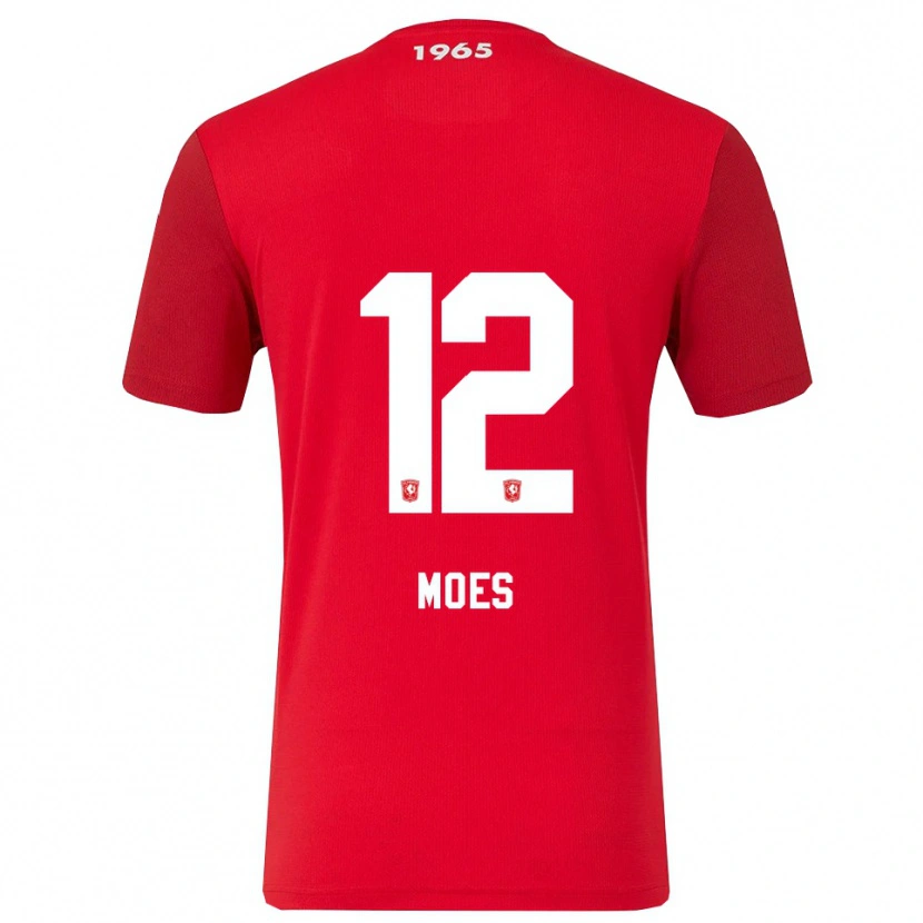 Danxen Dame Lucas Moes #12 Rød Hvit Hjemmetrøye Drakt Trøye 2025/26 Skjorter T-Skjorte