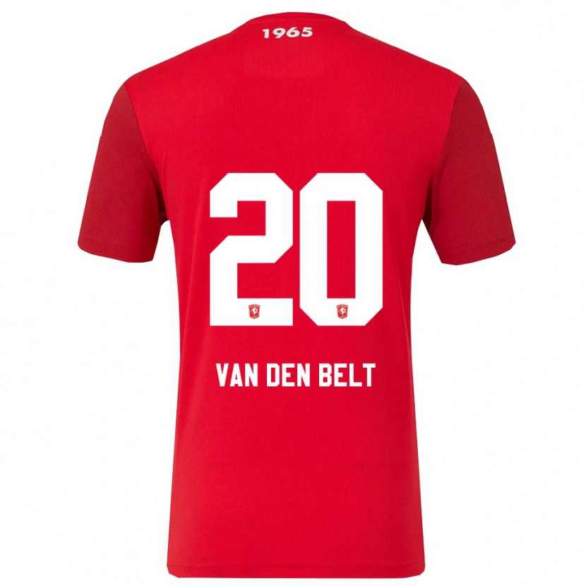 Danxen Dame Thomas Van Den Belt #20 Rød Hvit Hjemmetrøye Drakt Trøye 2025/26 Skjorter T-Skjorte
