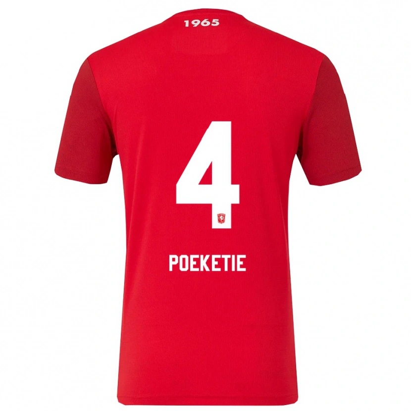 Danxen Dame Maik Poeketie #4 Rød Hvit Hjemmetrøye Drakt Trøye 2025/26 Skjorter T-Skjorte