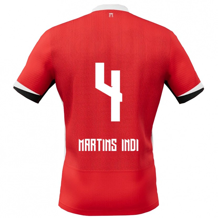 Danxen Dame Bruno Martins Indi #4 Rød Hvit Hjemmetrøye Drakt Trøye 2025/26 Skjorter T-Skjorte
