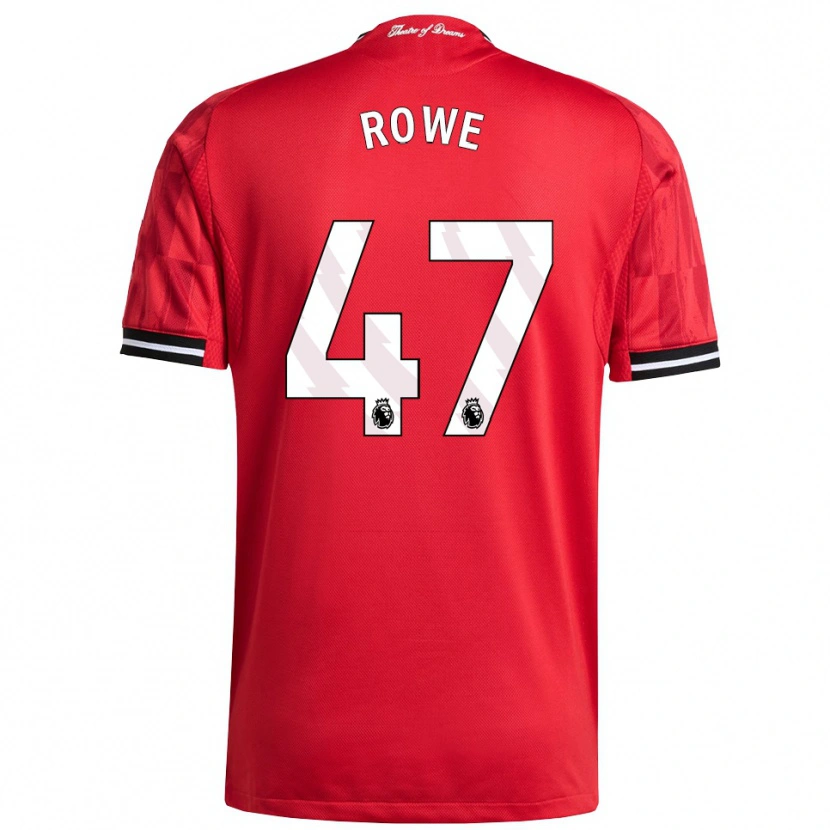 Danxen Dame Tommy Rowe #47 Rød Svart Hvit Hjemmetrøye Drakt Trøye 2025/26 Skjorter T-Skjorte