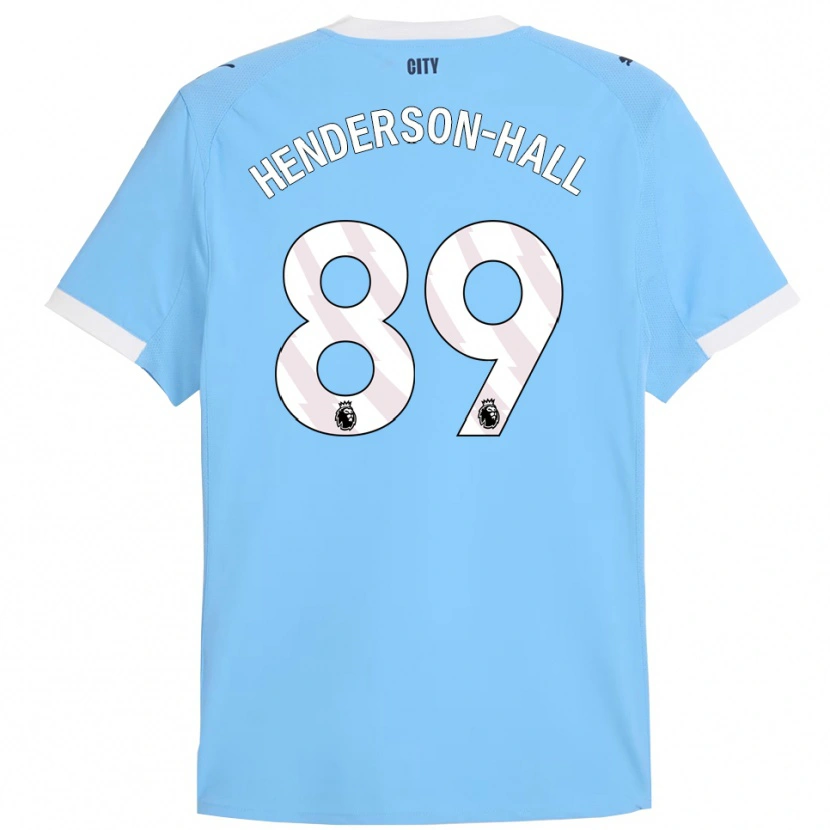 Danxen Dame Matty Henderson-Hall #89 Himmelsblå Hvit Hjemmetrøye Drakt Trøye 2025/26 Skjorter T-Skjorte