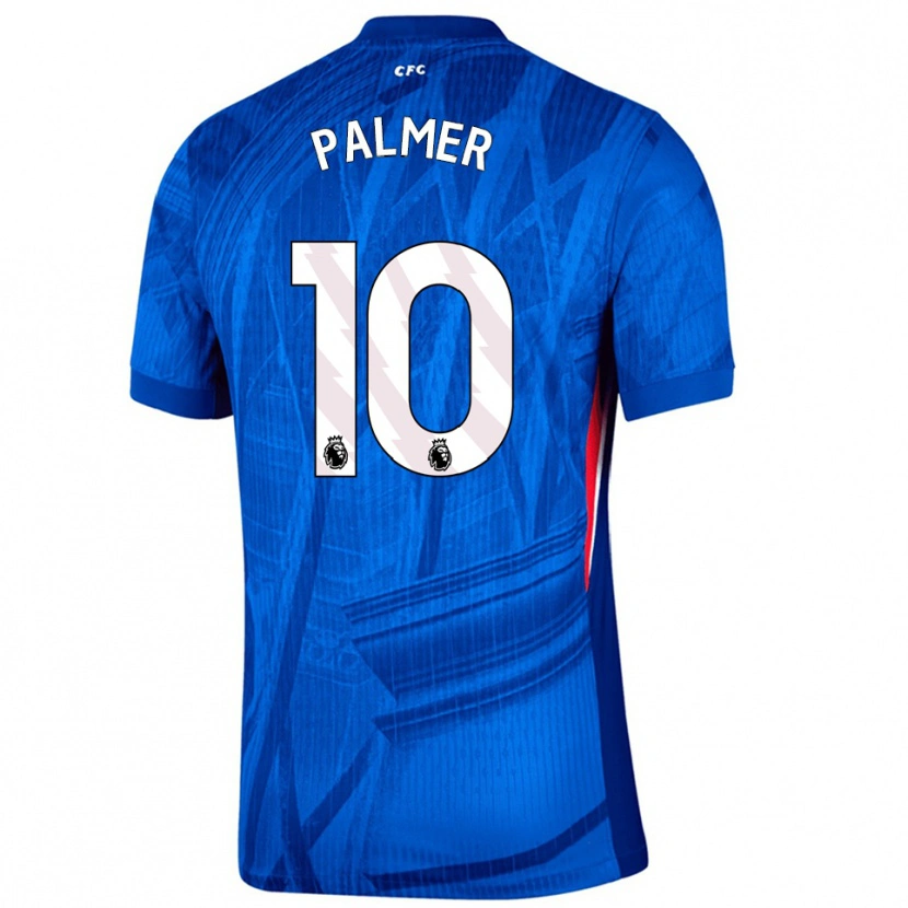 Danxen Dame Cole Palmer #10 Blå Hvit Hjemmetrøye Drakt Trøye 2025/26 Skjorter T-Skjorte