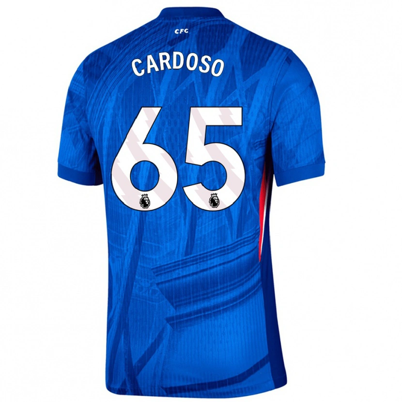 Danxen Dame Leo Cardoso #65 Blå Hvit Hjemmetrøye Drakt Trøye 2025/26 Skjorter T-Skjorte