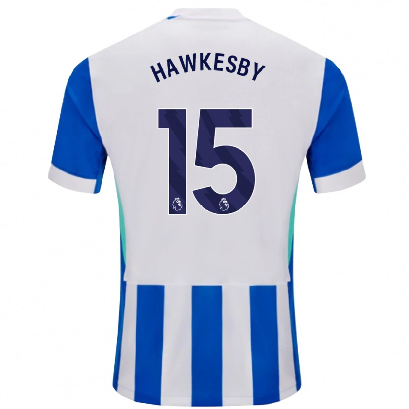 Danxen Dame Mackenzie Hawkesby #15 Blå Hvit Hjemmetrøye Drakt Trøye 2025/26 Skjorter T-Skjorte