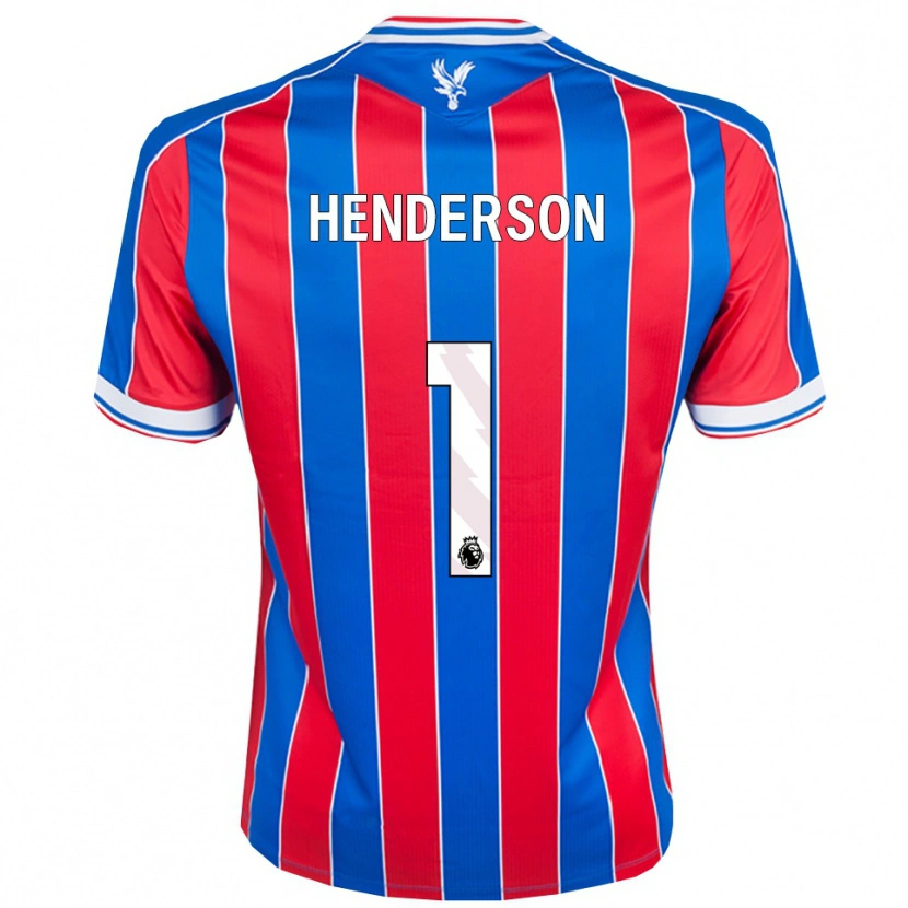 Danxen Dame Dean Henderson #1 Blå Rød Hvit Hjemmetrøye Drakt Trøye 2025/26 Skjorter T-Skjorte