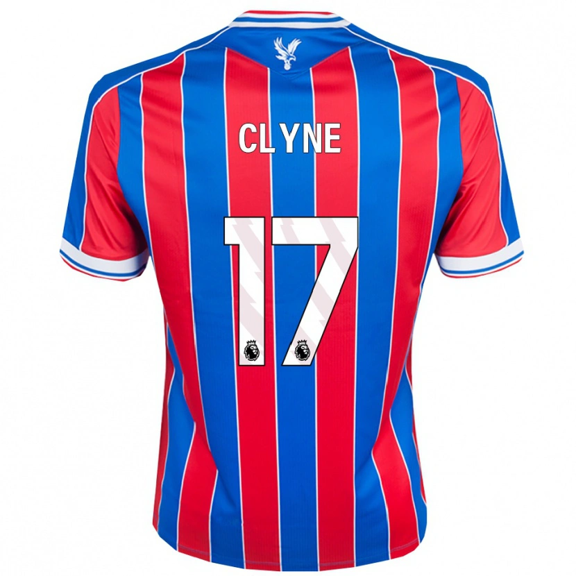 Danxen Dame Nathaniel Clyne #17 Blå Rød Hvit Hjemmetrøye Drakt Trøye 2025/26 Skjorter T-Skjorte