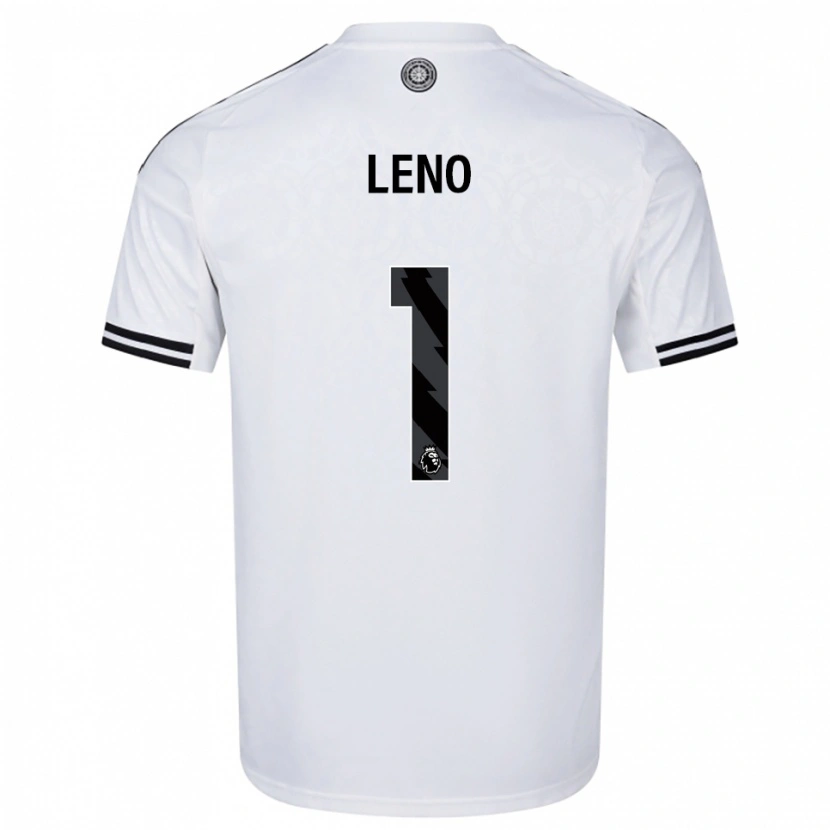 Danxen Dame Bernd Leno #1 Hvit Svart Hjemmetrøye Drakt Trøye 2025/26 Skjorter T-Skjorte