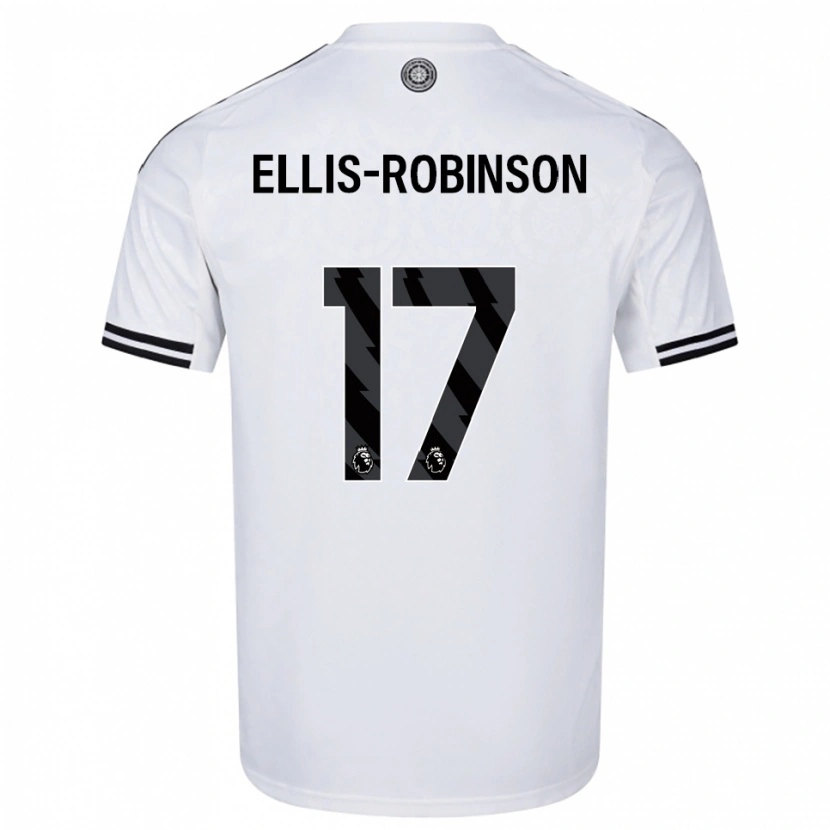 Danxen Dame Eddie Ellis-Robinson #17 Hvit Svart Hjemmetrøye Drakt Trøye 2025/26 Skjorter T-Skjorte