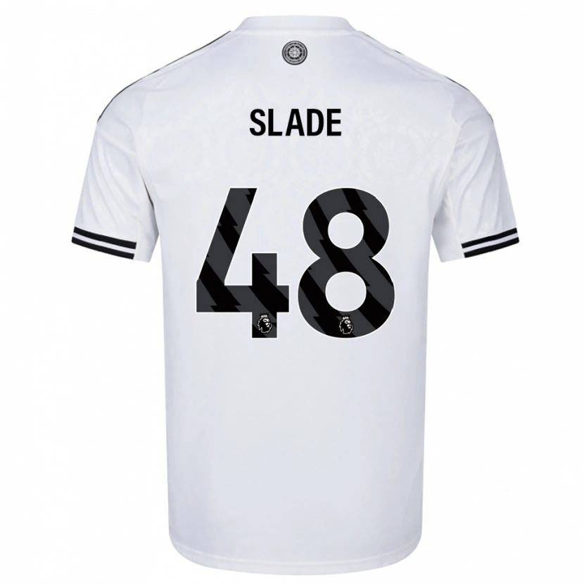 Danxen Dame Bradley Slade #48 Hvit Svart Hjemmetrøye Drakt Trøye 2025/26 Skjorter T-Skjorte