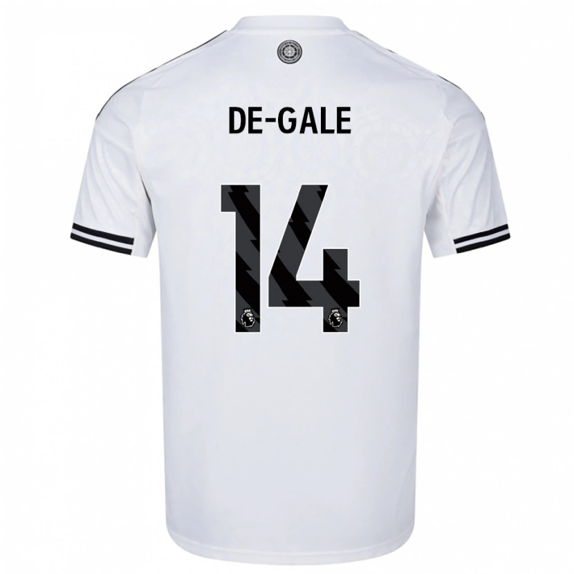 Danxen Dame Dylan De-Gale #14 Hvit Svart Hjemmetrøye Drakt Trøye 2025/26 Skjorter T-Skjorte