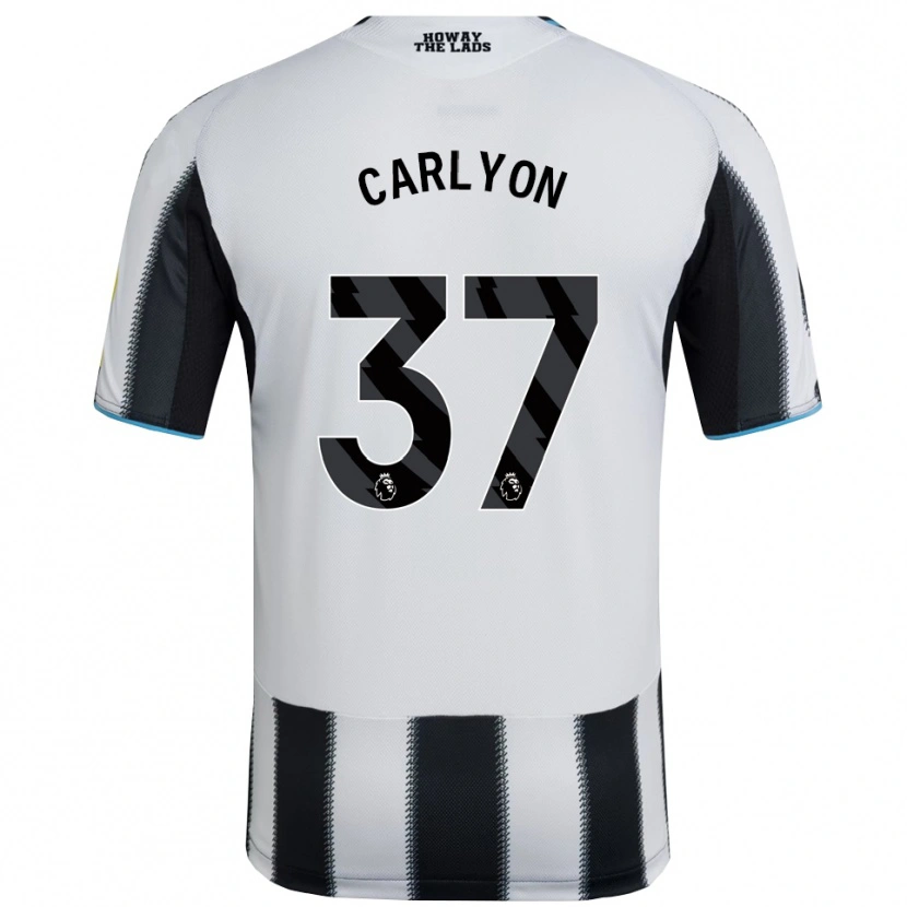 Danxen Dame Nathan Carlyon #37 Svart Hvit Hjemmetrøye Drakt Trøye 2025/26 Skjorter T-Skjorte