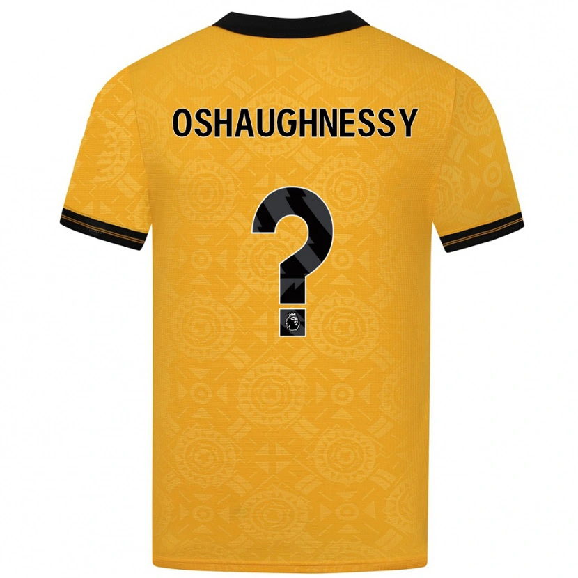 Danxen Dame Joe Oshaughnessy #0 Gul Svart Hjemmetrøye Drakt Trøye 2025/26 Skjorter T-Skjorte