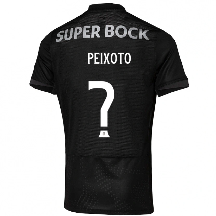 Danxen Dame Martim Peixoto #0 Svart Hvit Bortetrøye Drakt Trøye 2025/26 Skjorter T-Skjorte