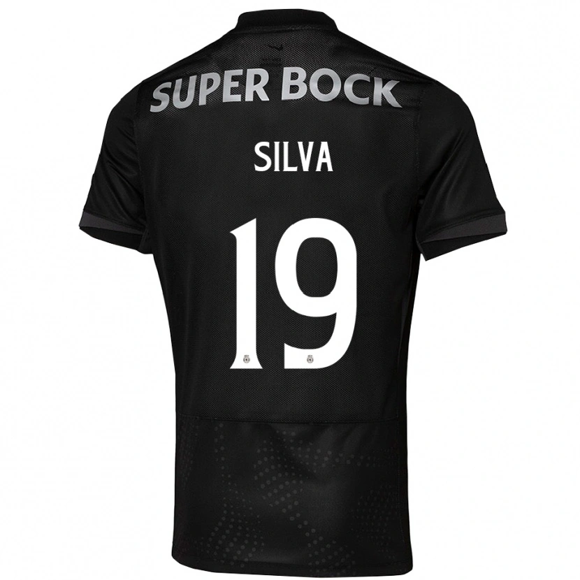 Danxen Dame Diana Silva #19 Svart Hvit Bortetrøye Drakt Trøye 2025/26 Skjorter T-Skjorte