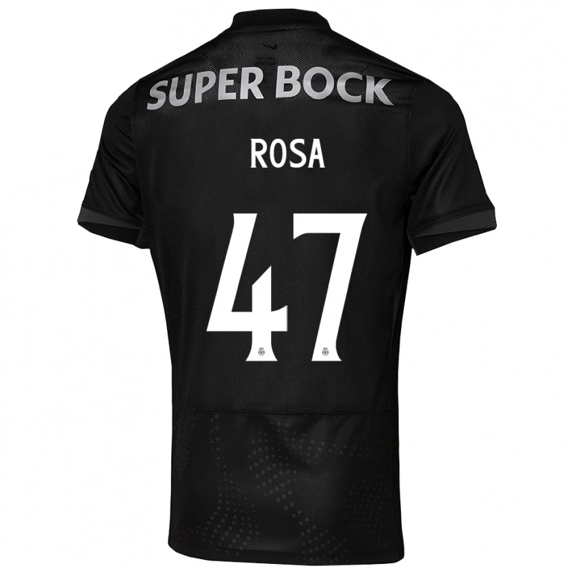 Danxen Dame Mariana Rosa #47 Svart Hvit Bortetrøye Drakt Trøye 2025/26 Skjorter T-Skjorte