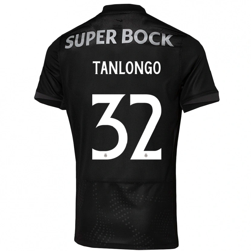 Danxen Dame Mateo Tanlongo #32 Svart Hvit Bortetrøye Drakt Trøye 2025/26 Skjorter T-Skjorte