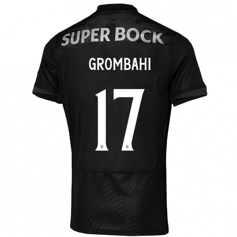 Danxen Dame Chris Grombahi #17 Svart Hvit Bortetrøye Drakt Trøye 2025/26 Skjorter T-Skjorte