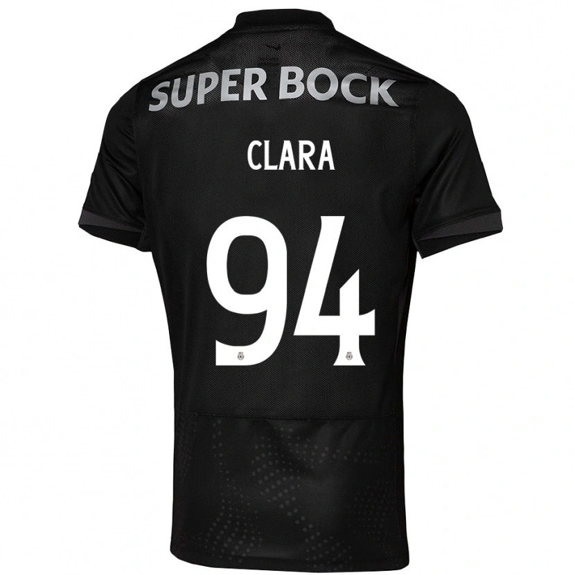 Danxen Dame Diogo Clara #94 Svart Hvit Bortetrøye Drakt Trøye 2025/26 Skjorter T-Skjorte