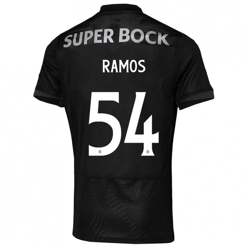 Danxen Dame Bruno Ramos #54 Svart Hvit Bortetrøye Drakt Trøye 2025/26 Skjorter T-Skjorte
