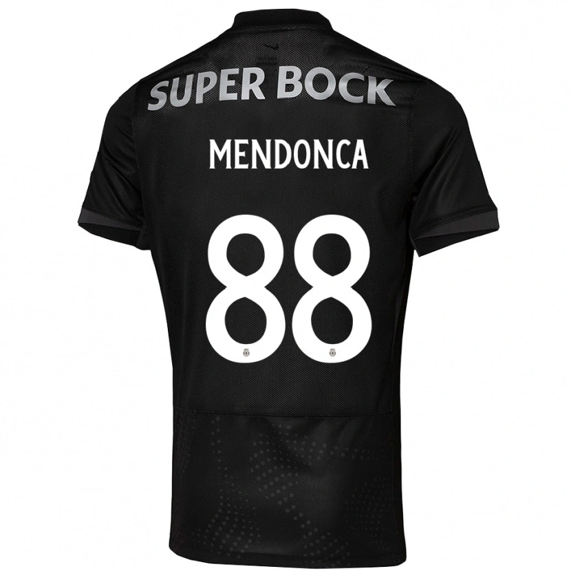 Danxen Dame Manuel Mendonça #88 Svart Hvit Bortetrøye Drakt Trøye 2025/26 Skjorter T-Skjorte