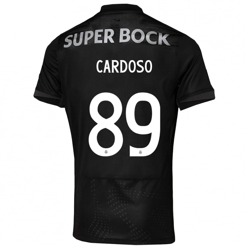 Danxen Dame Nilton Cardoso #89 Svart Hvit Bortetrøye Drakt Trøye 2025/26 Skjorter T-Skjorte