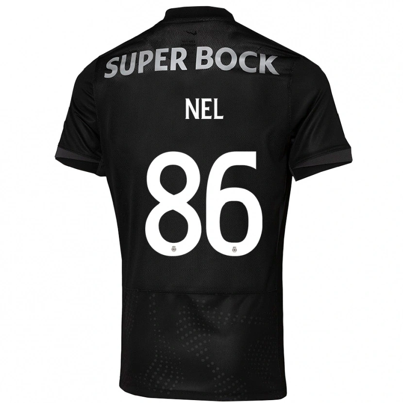 Danxen Dame Rafael Nel #86 Svart Hvit Bortetrøye Drakt Trøye 2025/26 Skjorter T-Skjorte