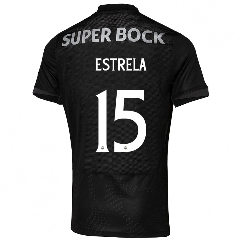 Danxen Dame Bento Estrela #15 Svart Hvit Bortetrøye Drakt Trøye 2025/26 Skjorter T-Skjorte