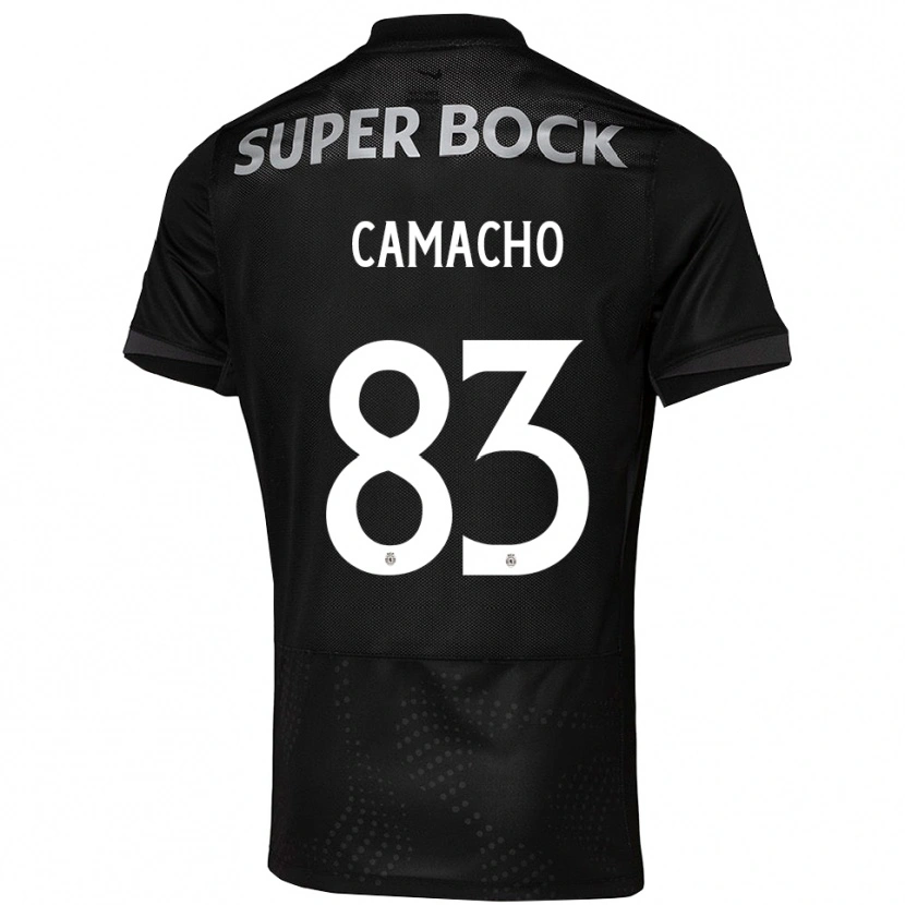 Danxen Dame Rafael Camacho #83 Svart Hvit Bortetrøye Drakt Trøye 2025/26 Skjorter T-Skjorte