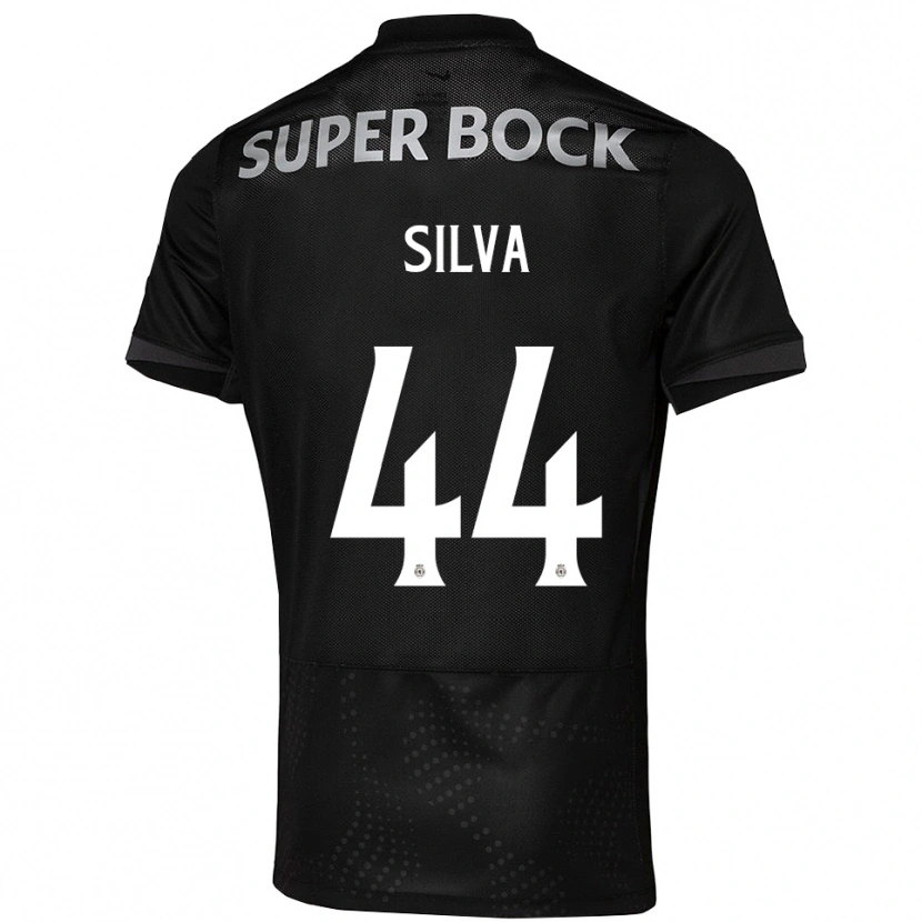Danxen Dame Pedro Silva #44 Svart Hvit Bortetrøye Drakt Trøye 2025/26 Skjorter T-Skjorte