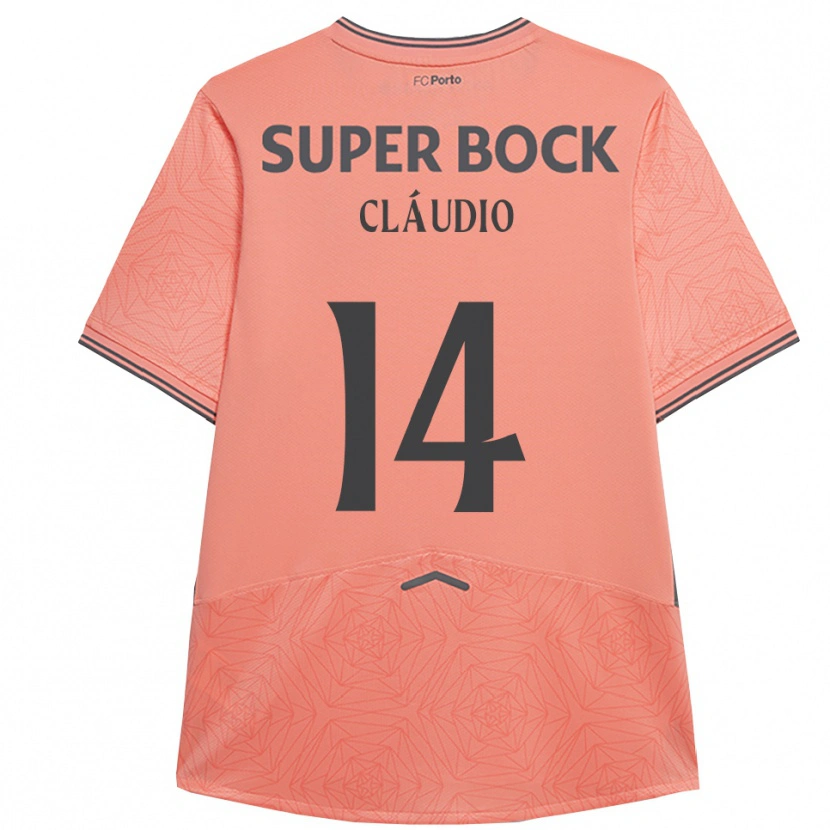 Danxen Dame Cláudio Ramos #14 Rosa Marineblå Bortetrøye Drakt Trøye 2025/26 Skjorter T-Skjorte