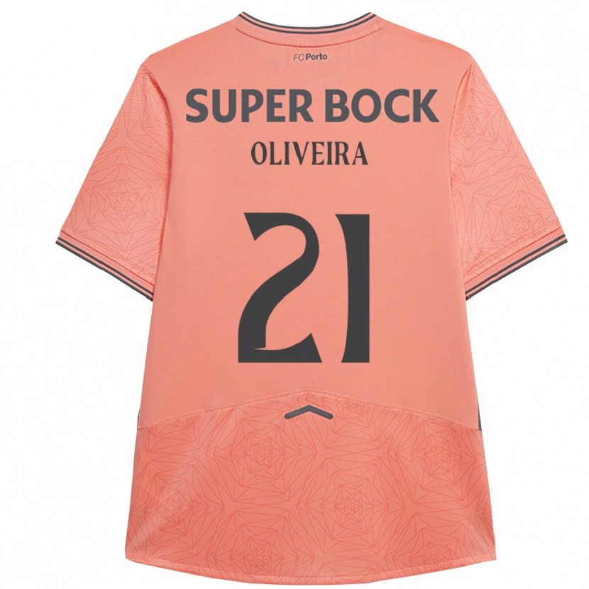 Danxen Dame Gonçalo Oliveira #21 Rosa Marineblå Bortetrøye Drakt Trøye 2025/26 Skjorter T-Skjorte