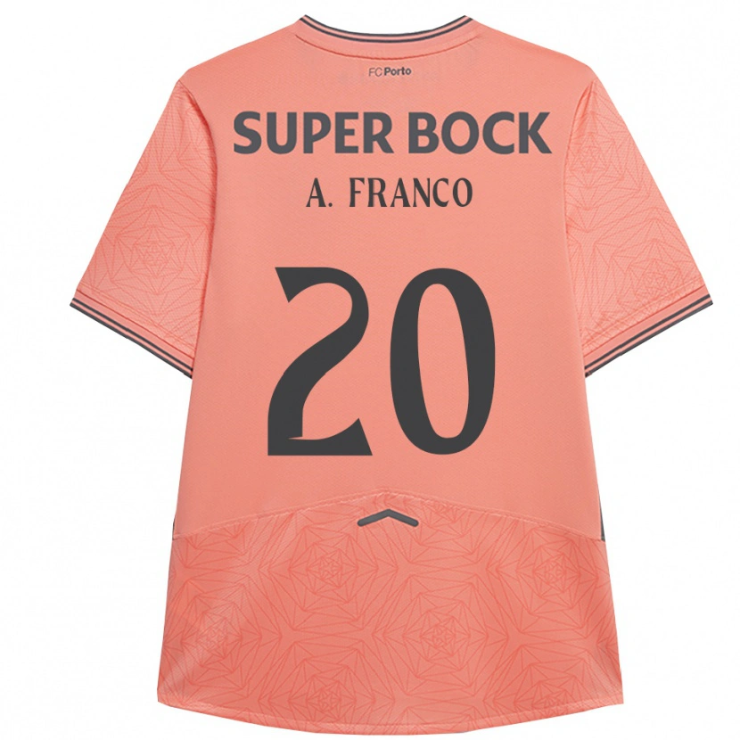 Danxen Dame André Franco #20 Rosa Marineblå Bortetrøye Drakt Trøye 2025/26 Skjorter T-Skjorte
