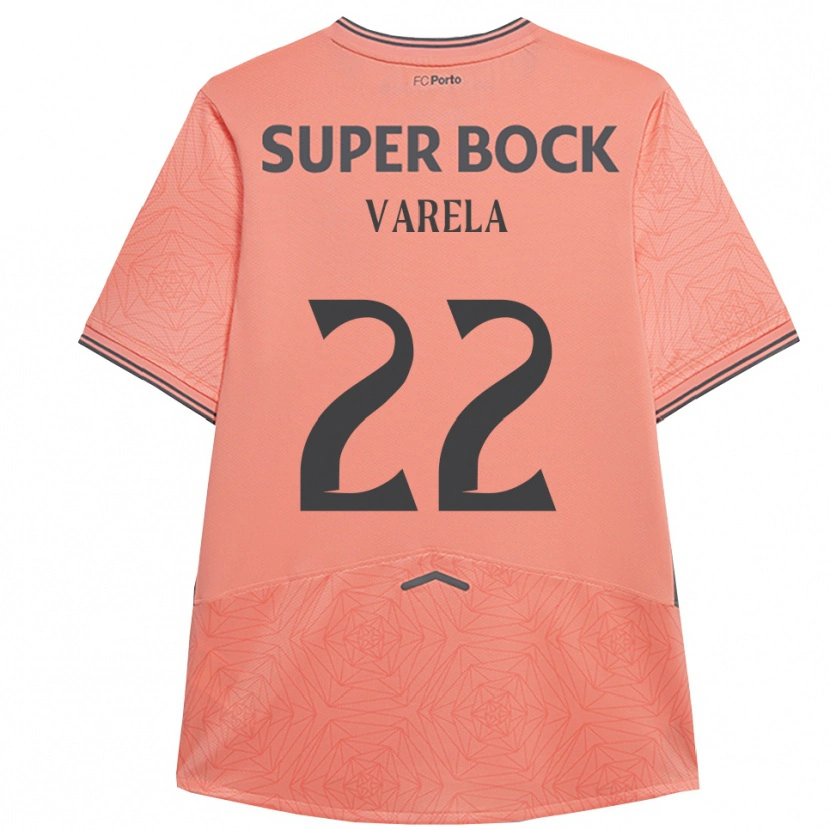 Danxen Dame Alan Varela #22 Rosa Marineblå Bortetrøye Drakt Trøye 2025/26 Skjorter T-Skjorte