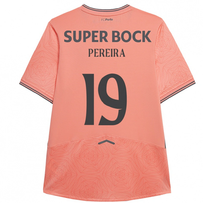 Danxen Dame João Pereira #19 Rosa Marineblå Bortetrøye Drakt Trøye 2025/26 Skjorter T-Skjorte