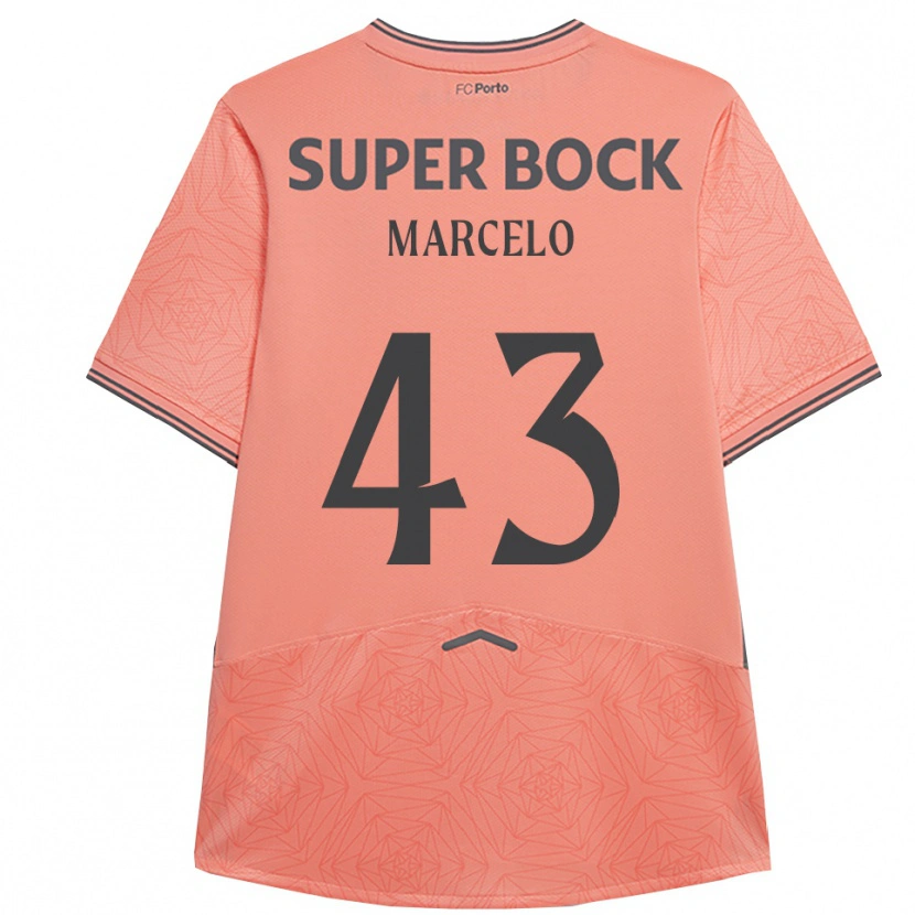 Danxen Dame Joao Marcelo #43 Rosa Marineblå Bortetrøye Drakt Trøye 2025/26 Skjorter T-Skjorte