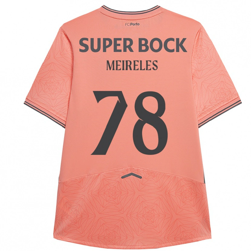 Danxen Dame Jorge Meireles #78 Rosa Marineblå Bortetrøye Drakt Trøye 2025/26 Skjorter T-Skjorte