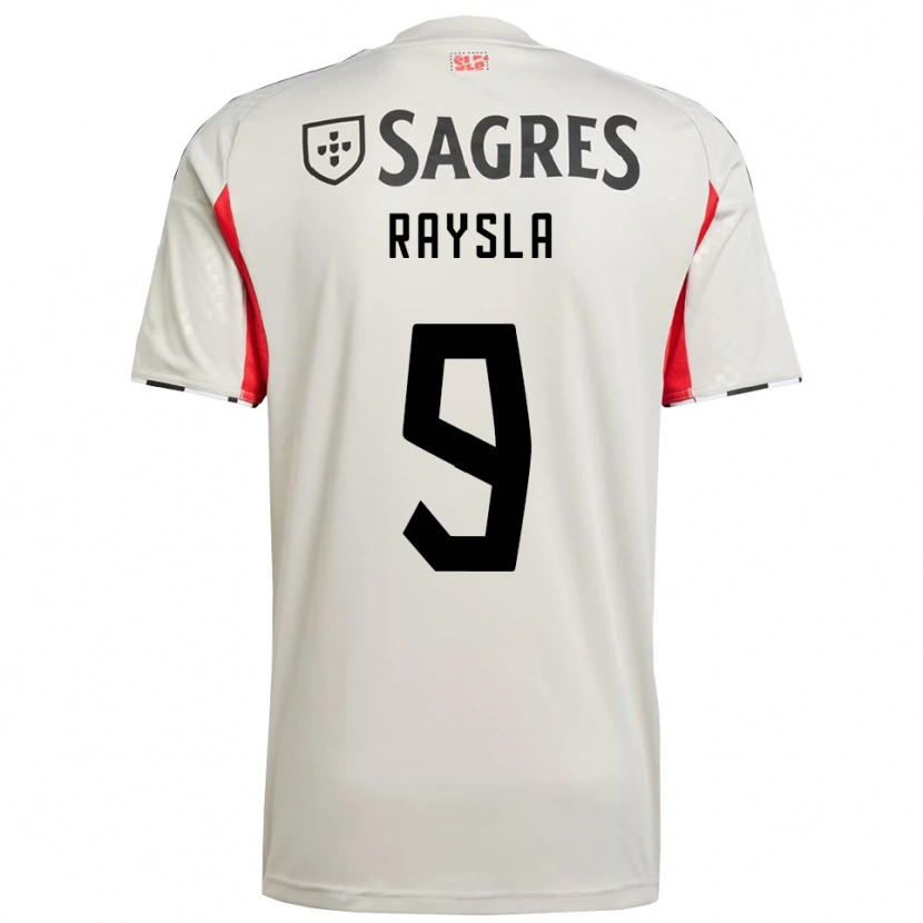 Danxen Dame Nycole Raysla #9 Off White Rød Bortetrøye Drakt Trøye 2025/26 Skjorter T-Skjorte