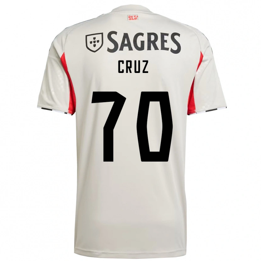 Danxen Dame Filipe Cruz #70 Off White Rød Bortetrøye Drakt Trøye 2025/26 Skjorter T-Skjorte