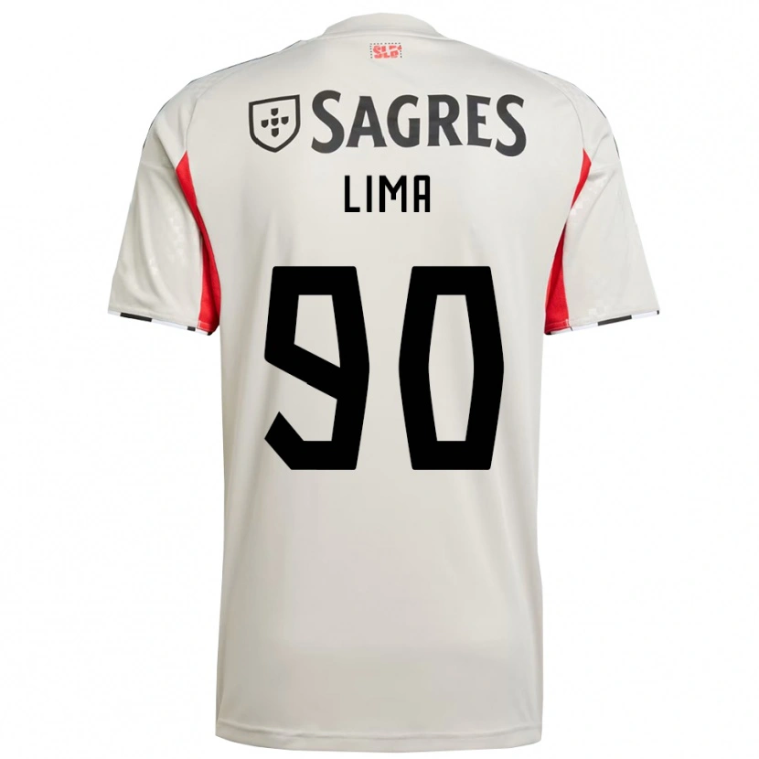 Danxen Dame Ivan Lima #90 Off White Rød Bortetrøye Drakt Trøye 2025/26 Skjorter T-Skjorte