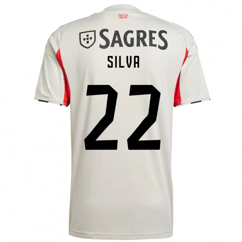 Danxen Dame Amelia Silva #22 Off White Rød Bortetrøye Drakt Trøye 2025/26 Skjorter T-Skjorte