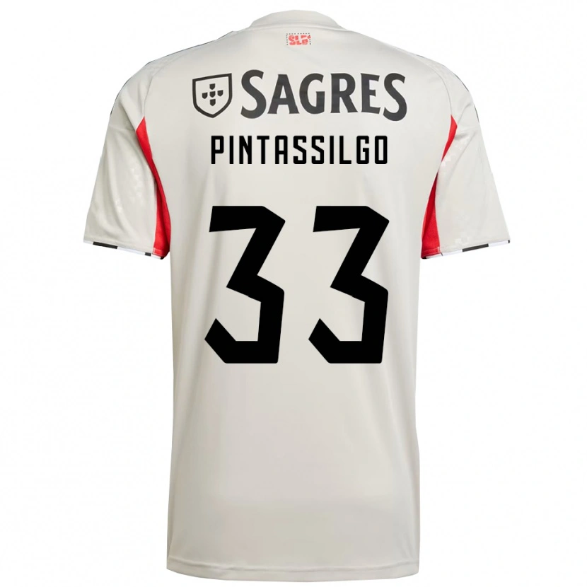 Danxen Dame Lara Pintassilgo #33 Off White Rød Bortetrøye Drakt Trøye 2025/26 Skjorter T-Skjorte