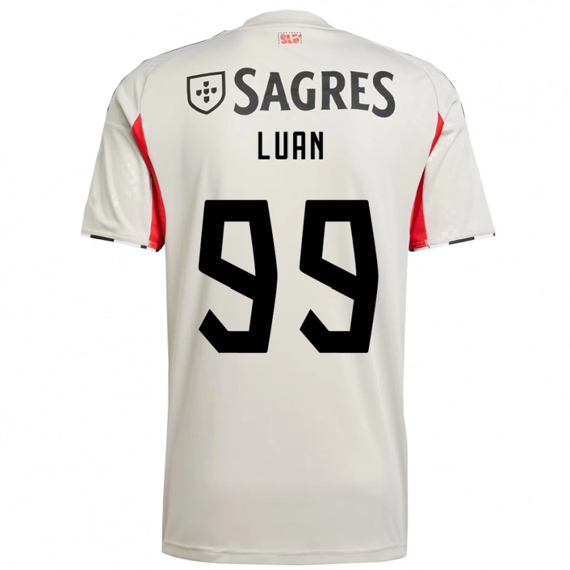 Danxen Dame Luan #99 Off White Rød Bortetrøye Drakt Trøye 2025/26 Skjorter T-Skjorte