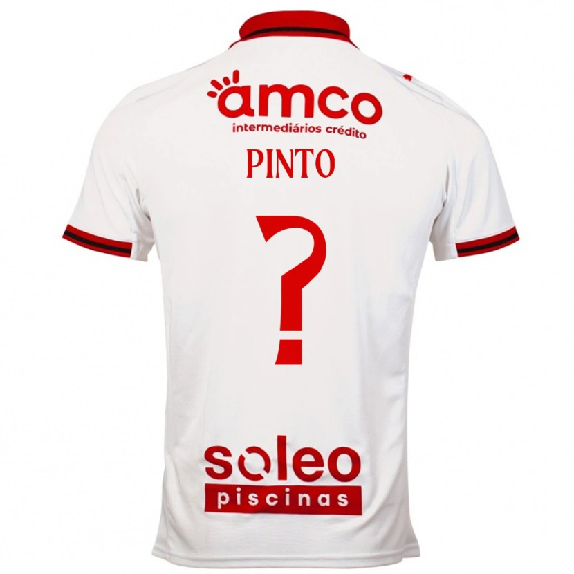 Danxen Dame Luís Pinto #0 Hvit Rød Bortetrøye Drakt Trøye 2025/26 Skjorter T-Skjorte
