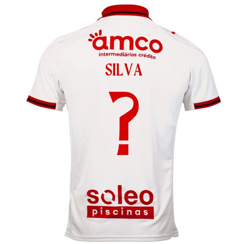 Danxen Dame Santiago Silva #0 Hvit Rød Bortetrøye Drakt Trøye 2025/26 Skjorter T-Skjorte