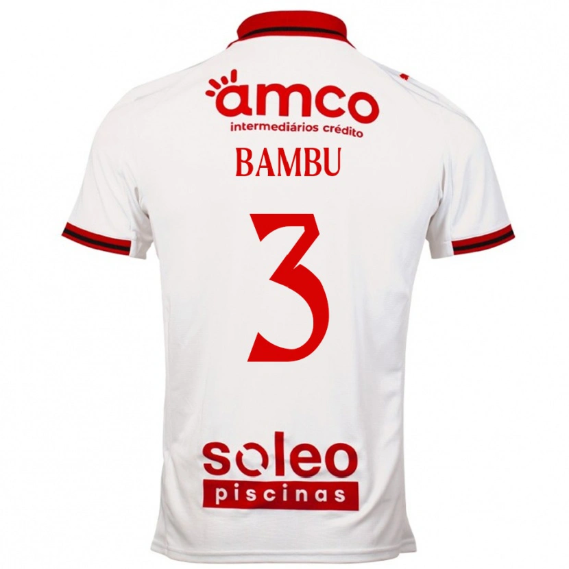 Danxen Dame Robson Bambu #3 Hvit Rød Bortetrøye Drakt Trøye 2025/26 Skjorter T-Skjorte