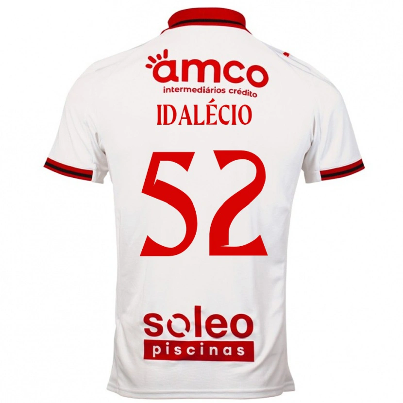Danxen Dame Idalécio #52 Hvit Rød Bortetrøye Drakt Trøye 2025/26 Skjorter T-Skjorte