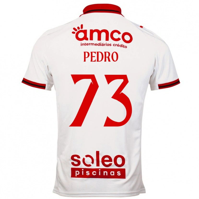 Danxen Dame Zé Pedro #73 Hvit Rød Bortetrøye Drakt Trøye 2025/26 Skjorter T-Skjorte